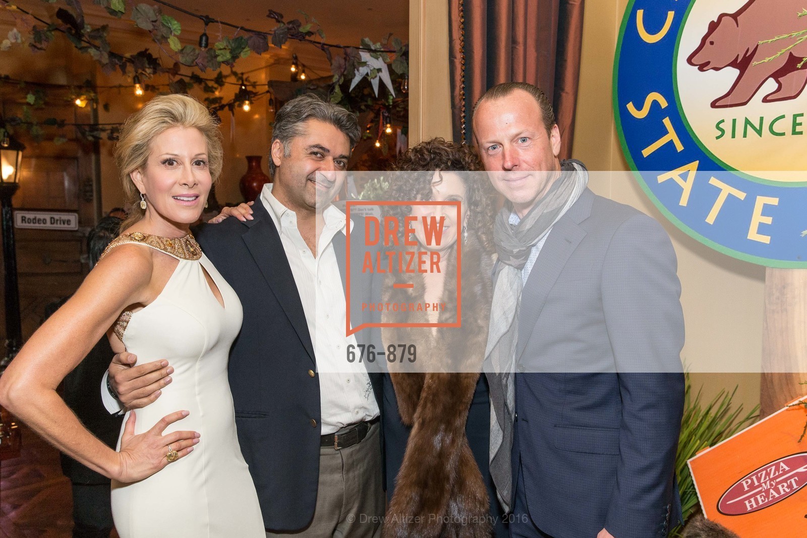 Jillian Manus, Hooman Khalili, Michelle Heston, Rick Corcoran, The Giving Back Fund’s Big Game Big Give - Super Bowl L, Private Residence. bbrand@givingback.org, February 6th, 2016, Photo #676-879 Jillian Manus, Hooman Khalili, Michelle Heston, Rick Corcoran, Photo #676-879