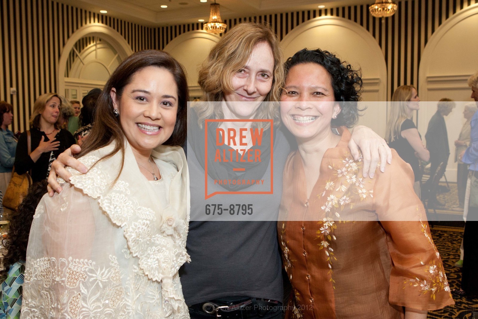 Monique Wilson, Jo Bonney, Rossana Abueva, V-DAY Benefit Sunday Supper & Campaign Ritual, US, June 24th, 2012, Photo #675-8795 Monique Wilson, Jo Bonney, Rossana Abueva, Photo #675-8795