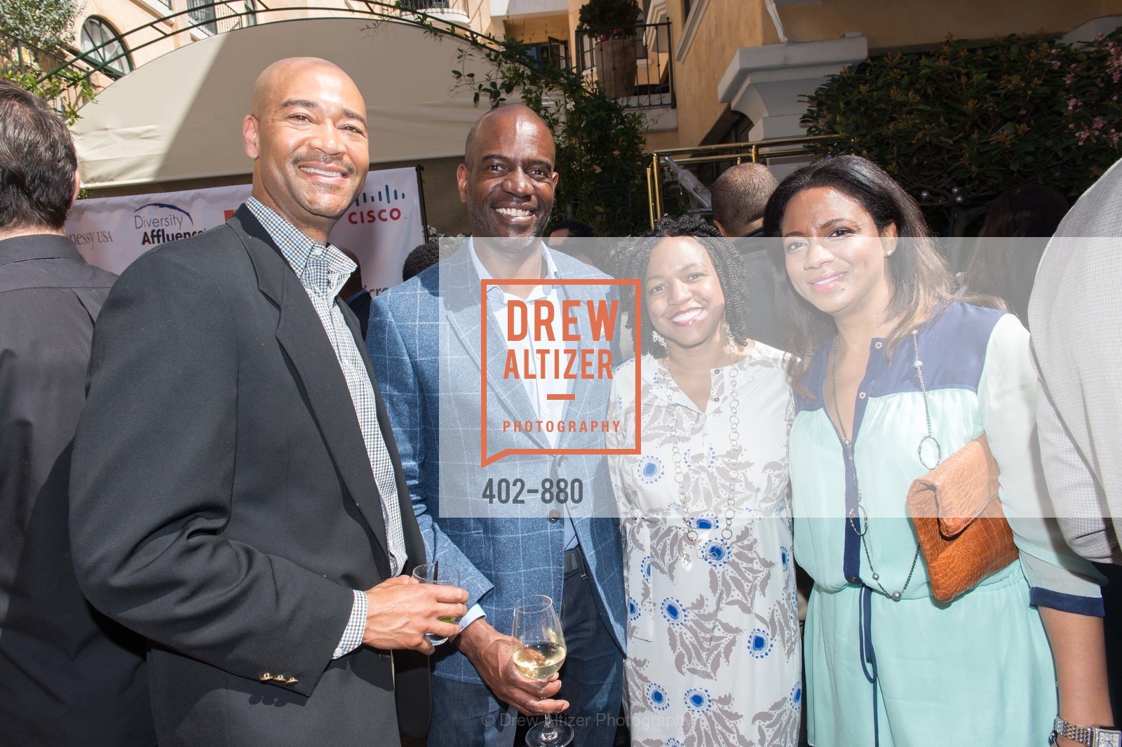 Chris Philpot, Lo Toney, Stacy Philpot, Nicole Johnson, First Annual DIVERSITY AFFLUENCE Brunch: Silicon Valley, US, March 30th, 2015, Photo #402-880 Chris Philpot, Lo Toney, Stacy Philpot, Nicole Johnson, Photo #402-880