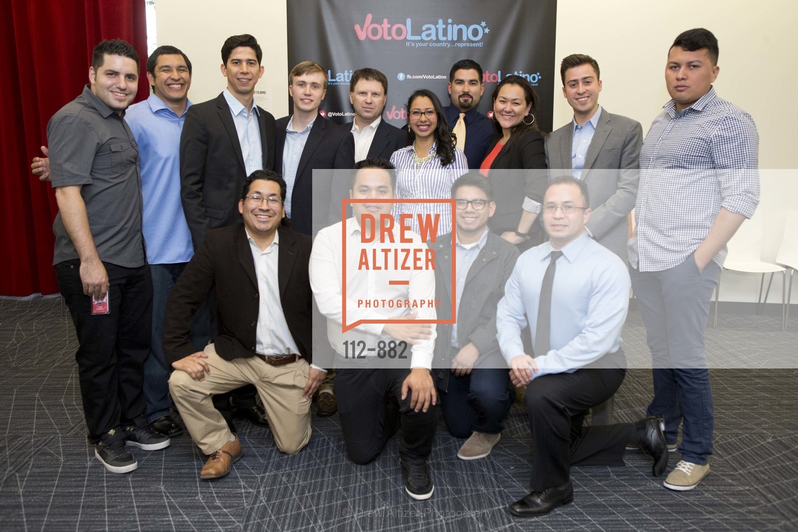 Ivan Benavides, Tiq Chapa, Beto Gomez, Ralph Vacca, Andrew Mitchell, Marco Vera, Sarahi Espinoza, Frisly Soberanis, Marcos Perez, Mayra Cruz, Alberto Atlamarino, Luis Ontiveros, Fred Diego, VOTO LATINO Innovators Reception, US, March 31st, 2015, Photo #112-882 Ivan Benavides, Tiq Chapa, Beto Gomez, Ralph Vacca, Andrew Mitchell, Marco Vera, Sarahi Espinoza, Frisly Soberanis, Marcos Perez, Mayra Cruz, Alberto Atlamarino, Luis Ontiveros, Fred Diego, Photo #112-882
