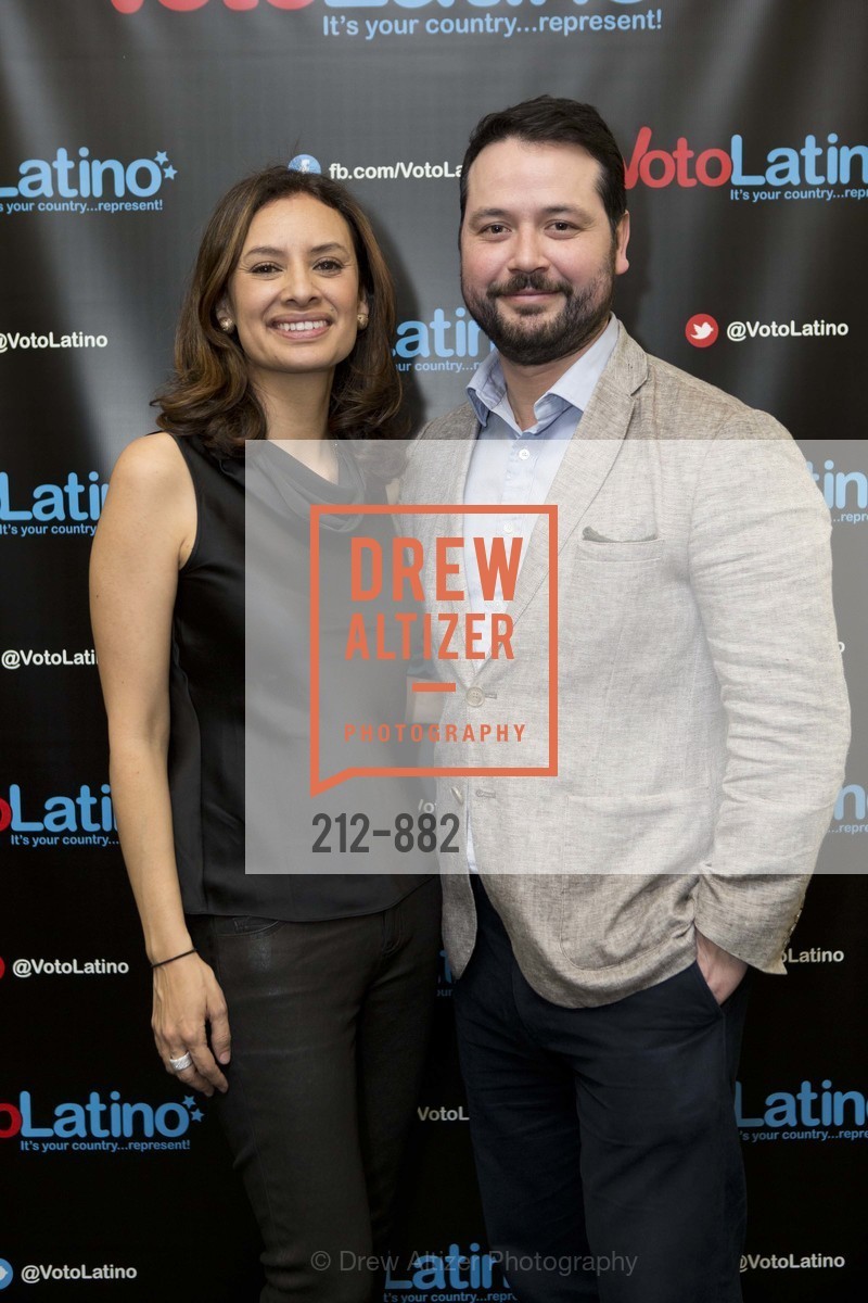 Maria Theresa Kumar, Brandon Hernandez, VOTO LATINO Innovators Reception, US, March 31st, 2015, Photo #212-882 Maria Theresa Kumar, Brandon Hernandez, Photo #212-882