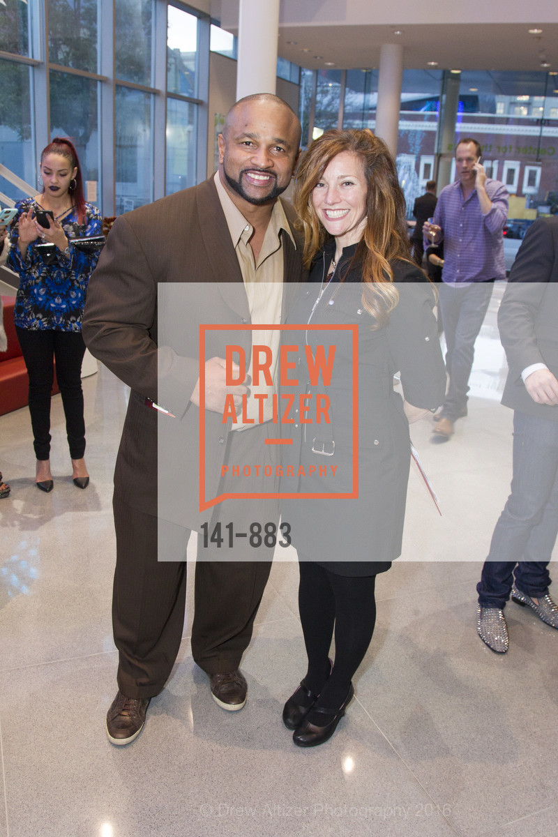 Lorenzo Neal, Rachel Smith Falls, BeAModel Man Reception and Campaign Kickoff, Yerba Buena Center for the Arts Screening Room & Grand Lobby. 701 Mission St, February 5th, 2016, Photo #141-883 Lorenzo Neal, Rachel Smith Falls, Photo #141-883