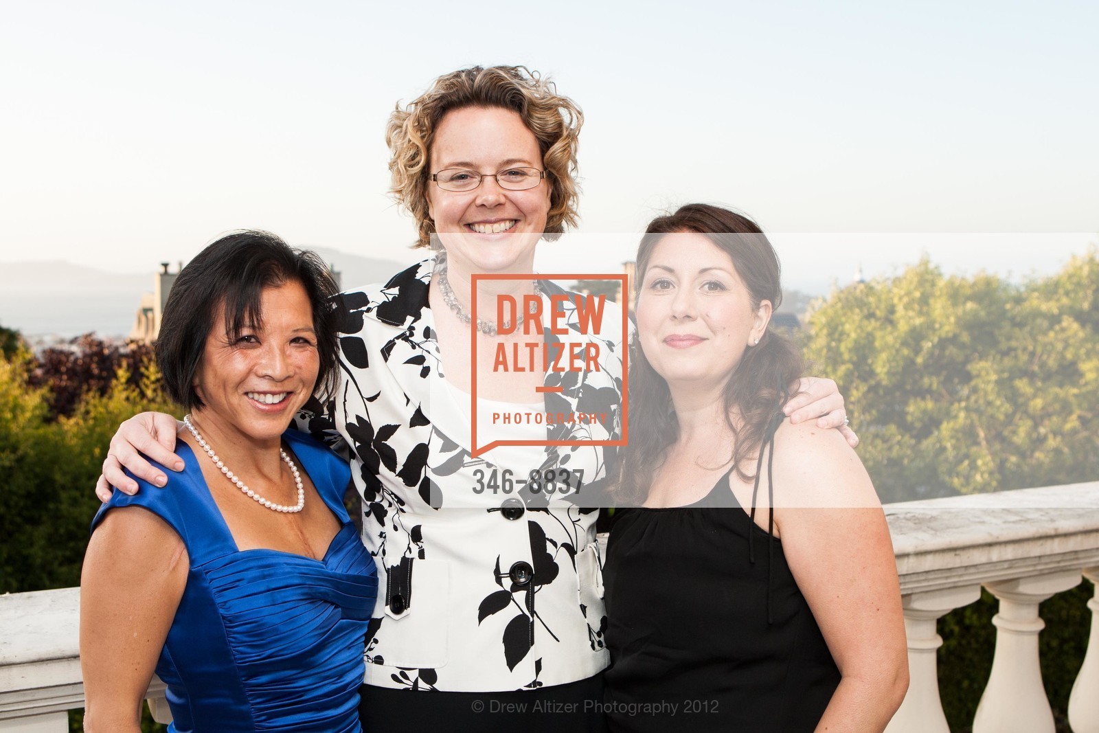 Melinda Franklin, Jen Lynch, Nicole Lange, Opera Ball Pre-Party hosted by Mrs. Alfred S. Wilsey in Celebration of SAN FRANCISCO OPERA'S 90th Anniversary, US, May 30th, 2012, Photo #346-8837 Melinda Franklin, Jen Lynch, Nicole Lange, Photo #346-8837