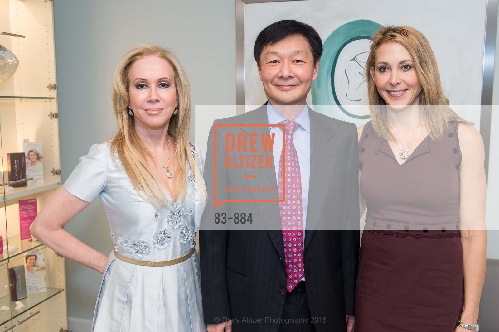 Sophie Azouaou, Albert Chow, Eileen Blum-Bourgade, Dr. Albert W. Chow Newly Redesigned And Expanded Surgical Center, Dr. Albert W. Chow Surgical Center. One Daniel Burnham Court Suite 368c, February 5th, 2016, Photo #83-884 Sophie Azouaou, Albert Chow, Eileen Blum-Bourgade, Photo #83-884