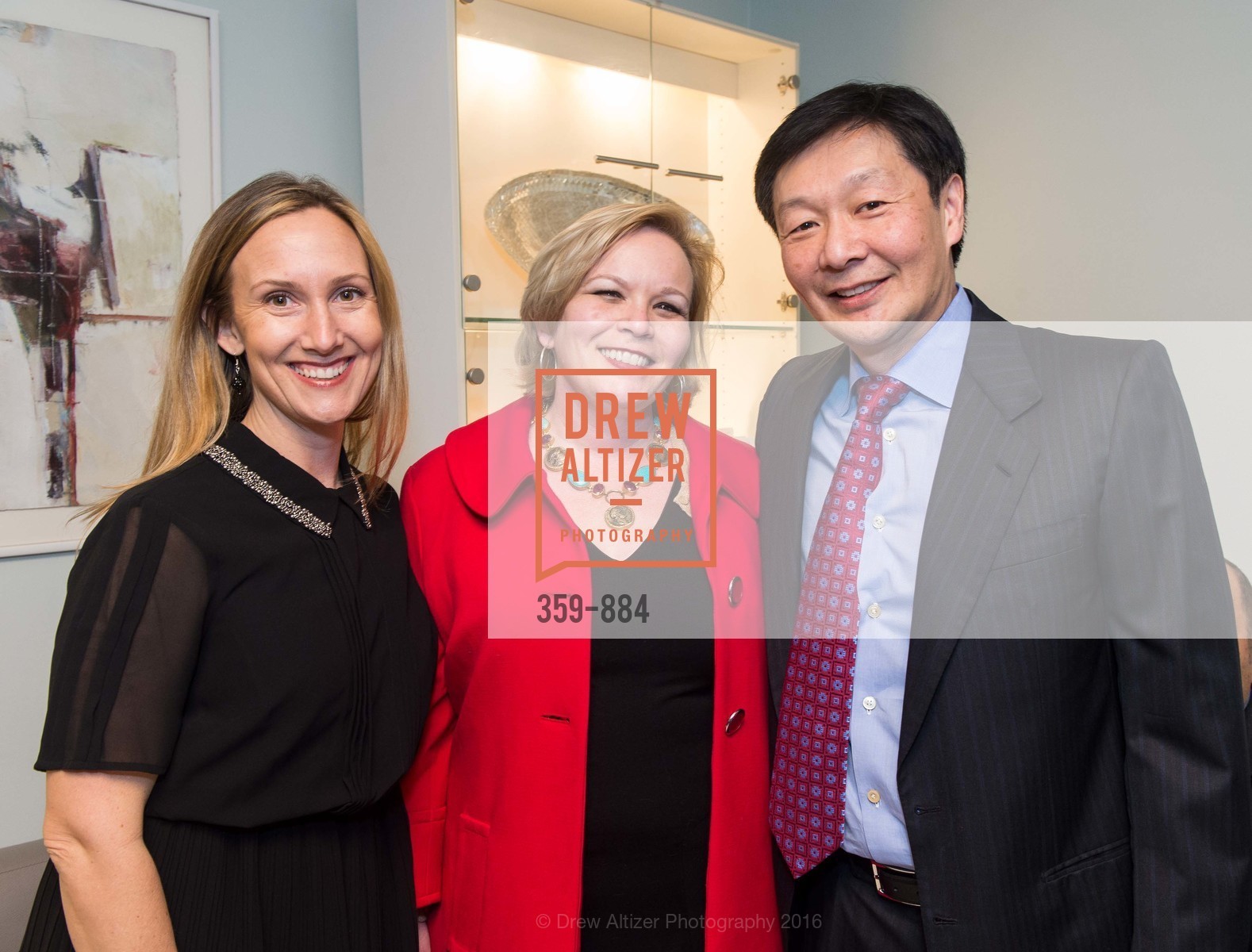 Jennifer Porcher, Kristin Hansen, Albert Chow, Dr. Albert W. Chow Newly Redesigned And Expanded Surgical Center, Dr. Albert W. Chow Surgical Center. One Daniel Burnham Court Suite 368c, February 5th, 2016, Photo #359-884 Jennifer Porcher, Kristin Hansen, Albert Chow, Photo #359-884