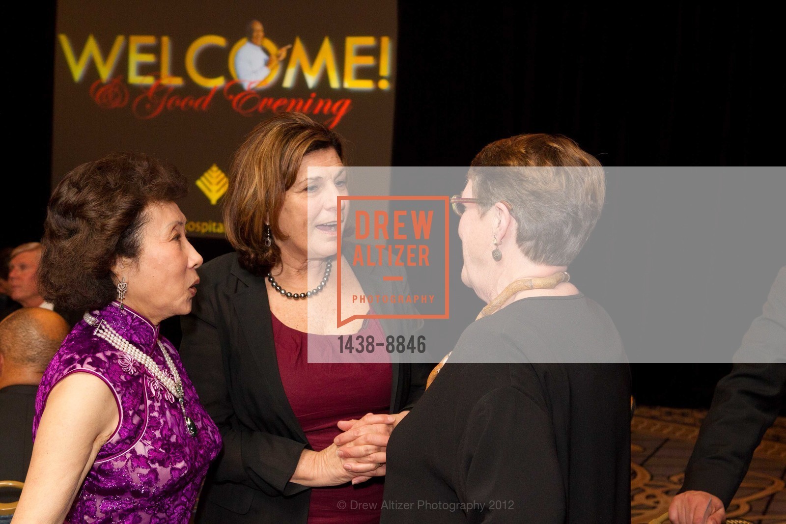 Eva Jones, Karen Frankel, Lois Anderson, SEQUOIA HOSPITAL Presents: An Evening with Bill Cosby, US, March 24th, 2012, Photo #1438-8846 Eva Jones, Karen Frankel, Lois Anderson, Photo #1438-8846
