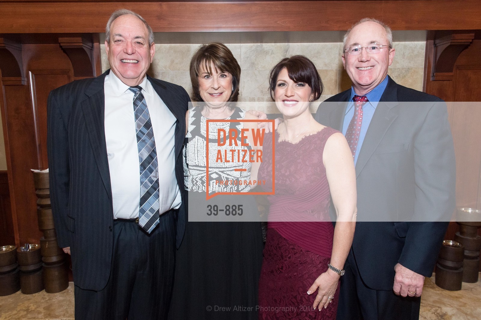 Rodger Barkoff, Sharon Barkoff, Cindy Kelly, JIm Kelly, Music for Minors' Carnival in Vienna, Los Altos Golf & Country Club. 1560 Country Club Dr, February 6th, 2016, Photo #39-885 Rodger Barkoff, Sharon Barkoff, Cindy Kelly, JIm Kelly, Photo #39-885