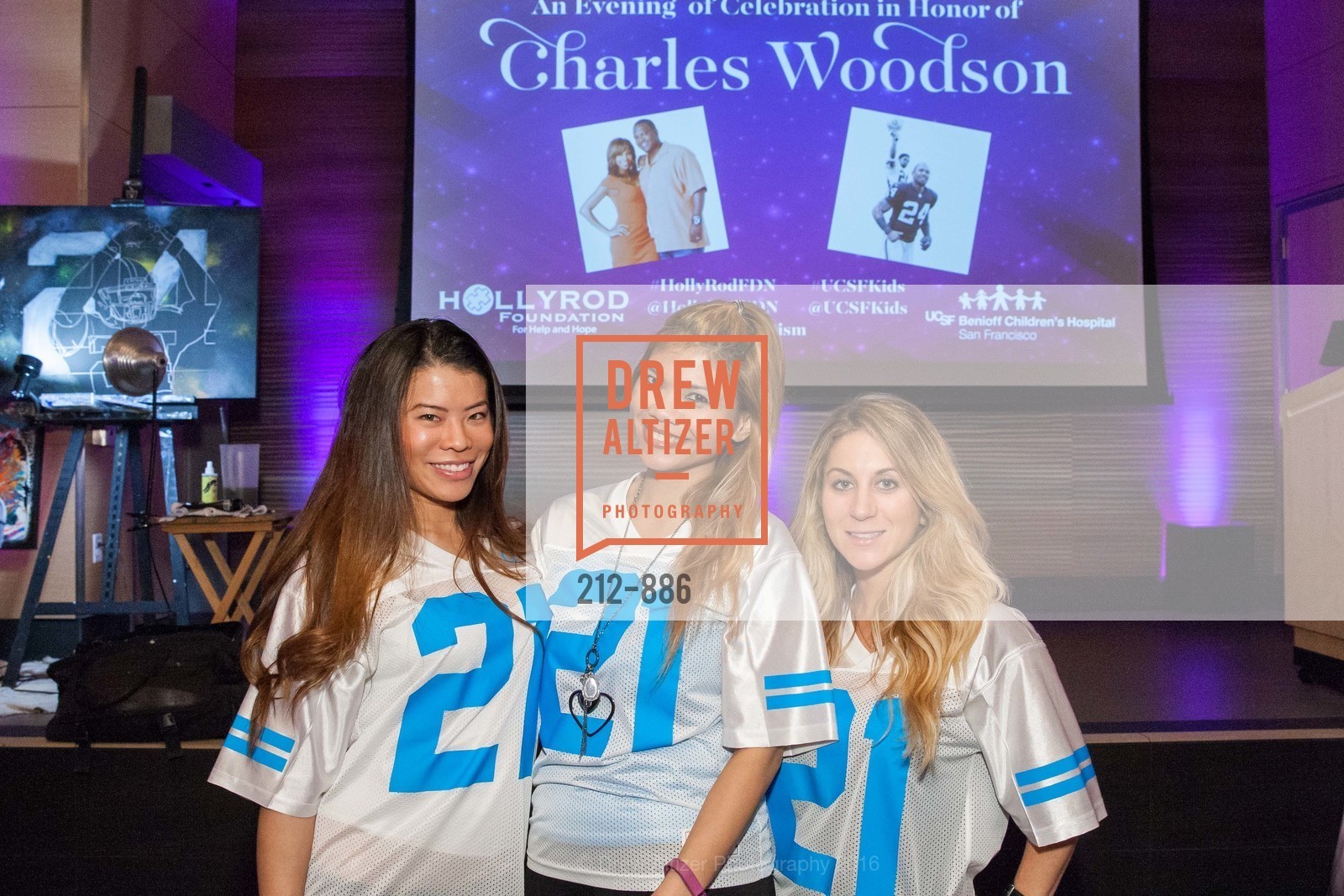 Adrienne Nguyen, Russelle McDermott, Ashley Thurmond, HollyRod / UCSF Benioff Children's Hospital Cocktail Reception, Oberndorf Auditorium. 1855 4th St, February 5th, 2016, Photo #212-886 Adrienne Nguyen, Russelle McDermott, Ashley Thurmond, Photo #212-886