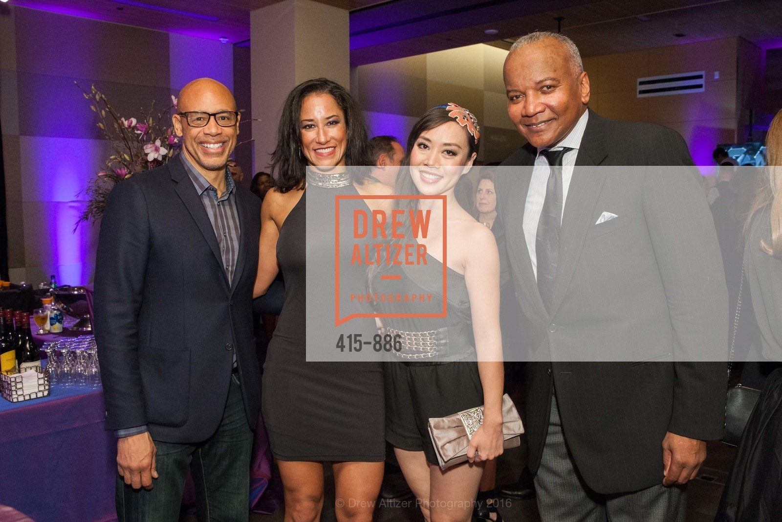Warren Strudwick, Tanya Maher, Dianna Chung, Albert Brooks, HollyRod / UCSF Benioff Children's Hospital Cocktail Reception, Oberndorf Auditorium. 1855 4th St, February 5th, 2016, Photo #415-886 Warren Strudwick, Tanya Maher, Dianna Chung, Albert Brooks, Photo #415-886