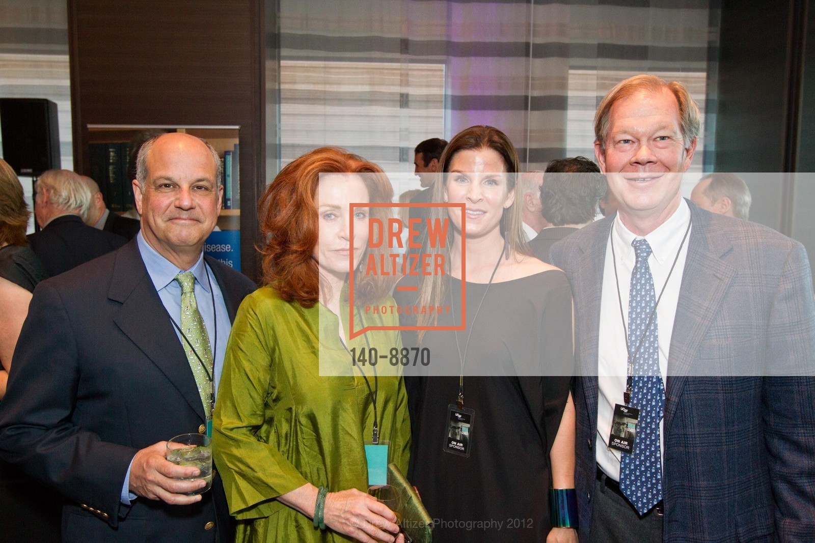 Nick Podell, Brenda Jewett, Leslie Podell, George Jewett, An Evening with Ira Glass Benefiting the UCSF Brain Tumor Initiative, US, April 21st, 2012, Photo #140-8870 Nick Podell, Brenda Jewett, Leslie Podell, George Jewett, Photo #140-8870