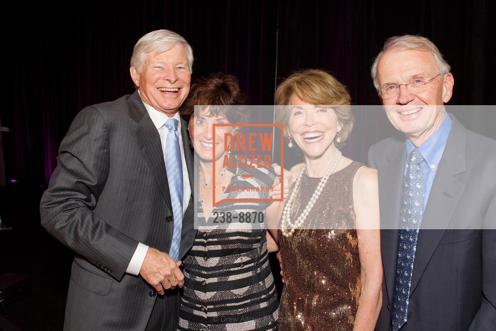 Pat Forster, Jane Scribner, Nancy Forster, Bob Scribner, An Evening with Ira Glass Benefiting the UCSF Brain Tumor Initiative, US, April 21st, 2012, Photo #238-8870 Pat Forster, Jane Scribner, Nancy Forster, Bob Scribner, Photo #238-8870
