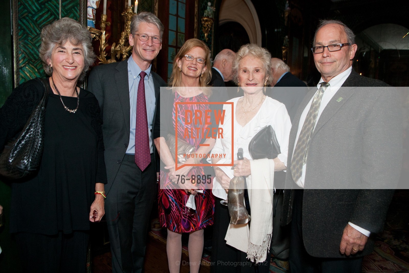 Alan Towbin, Lisa Barlow, Betty Howell, Henry Corning, HENRY GILBERT Honored for Tenure at Cal State East Bay, Getty Residence, September 27th, 2012, Photo #76-8895 Alan Towbin, Lisa Barlow, Betty Howell, Henry Corning, Photo #76-8895