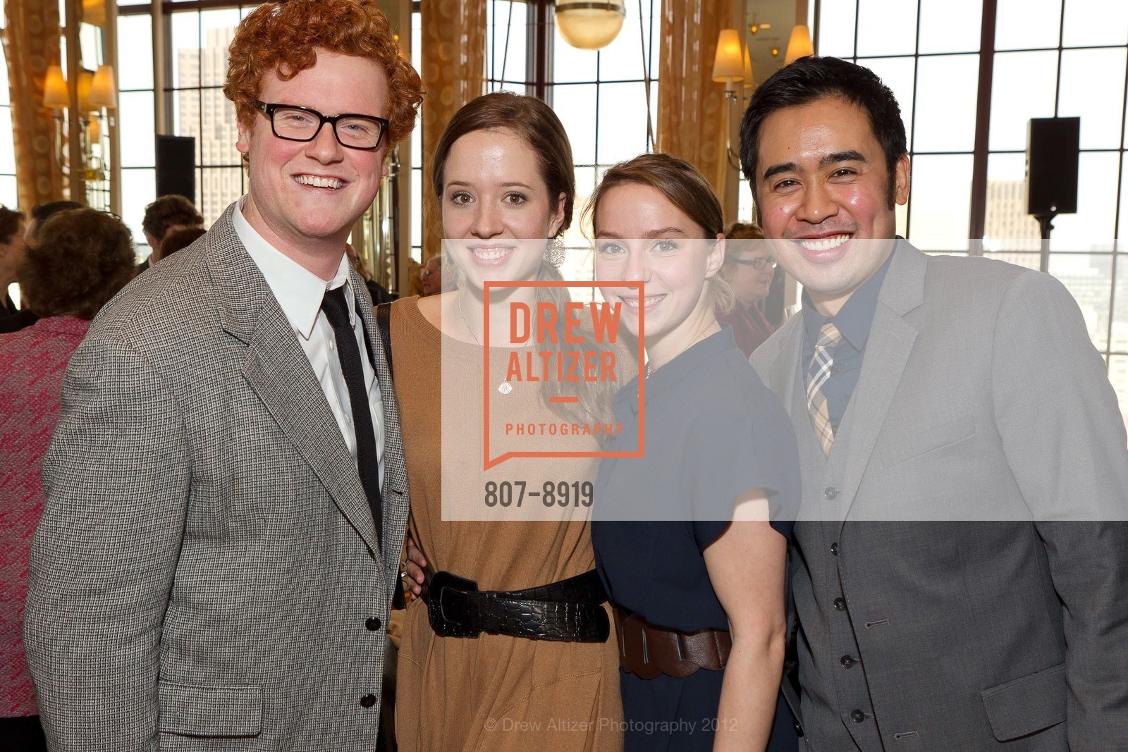 Dylan Heape, Lisa Kitchens, Rebekah Brockman, Philip Estrera, ACT- MFA Awards Luncheon, US, January 25th, 2012, Photo #807-8919 Dylan Heape, Lisa Kitchens, Rebekah Brockman, Philip Estrera, Photo #807-8919