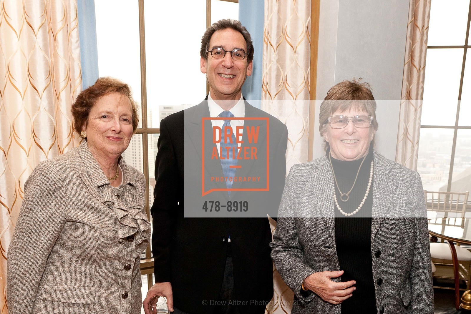 Ann Paras, Fred Levin, Carol Casey, ACT- MFA Awards Luncheon, US, January 25th, 2012, Photo #478-8919 Ann Paras, Fred Levin, Carol Casey, Photo #478-8919
