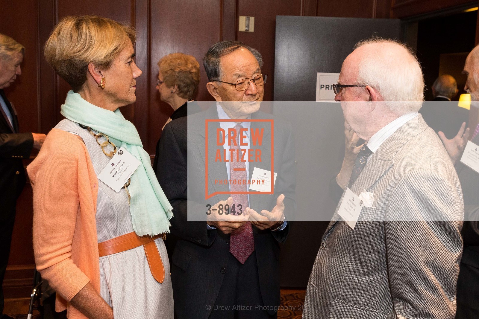 Missie Rennie, Chong-Moon Lee, Paul Slawson, A Conversation with DAW AUNG SAN SUU KYI Hosted by the Asia Foundation, The Asia Foundation. 465 California Street, September 28th, 2012, Photo #3-8943 Missie Rennie, Chong-Moon Lee, Paul Slawson, Photo #3-8943