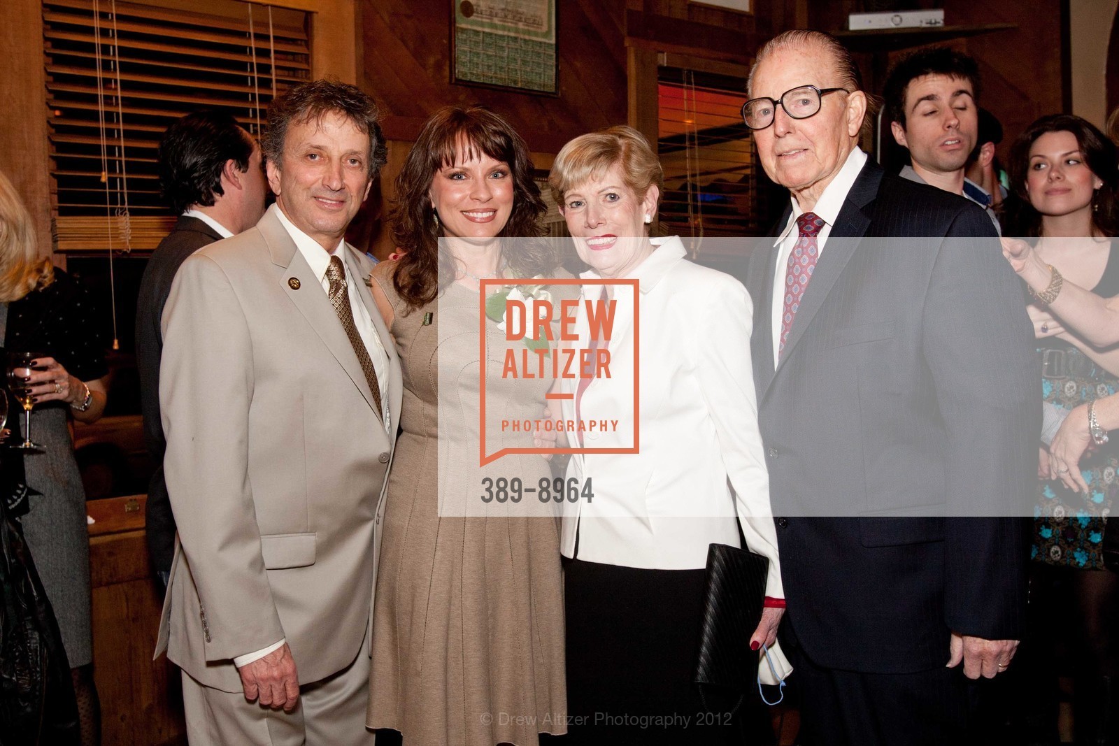 Jerry Dal Bozzo, Jennifer Dal Bozzo, Dolores Callagy, Patrick Callagy, The Old Clam House 150th Anniversary Party, US, February 23rd, 2012, Photo #389-8964 Jerry Dal Bozzo, Jennifer Dal Bozzo, Dolores Callagy, Patrick Callagy, Photo #389-8964