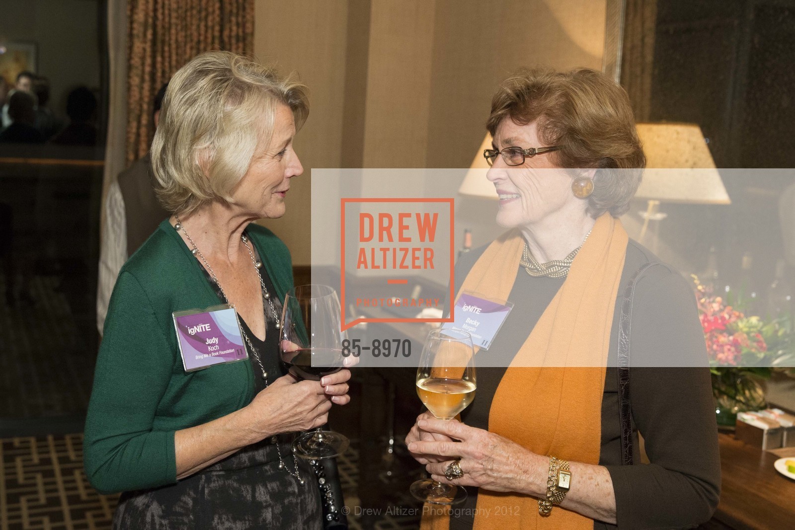 Judy Koch, Becky Morgan, Full Circle Fund igNITE Gala 2012 with Chelsea Clinton, US, November 16th, 2012, Photo #85-8970 Judy Koch, Becky Morgan, Photo #85-8970