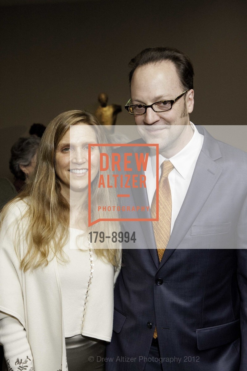 Dana Matthes, Timothy Anglin Burgard, Stephen De Staebler Exhibition Opening at the DE YOUNG MUSEUM, US, January 26th, 2012, Photo #179-8994 Dana Matthes, Timothy Anglin Burgard, Photo #179-8994