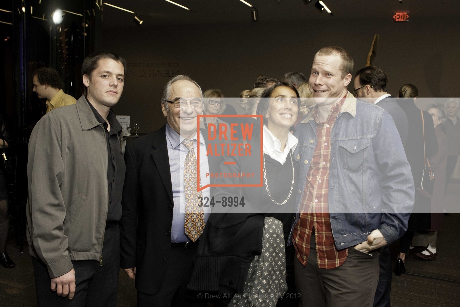 Matthew Willett, Pitro Mussi, Rose Mussi, Steen Kjorlie, Stephen De Staebler Exhibition Opening at the DE YOUNG MUSEUM, US, January 26th, 2012, Photo #324-8994 Matthew Willett, Pitro Mussi, Rose Mussi, Steen Kjorlie, Photo #324-8994