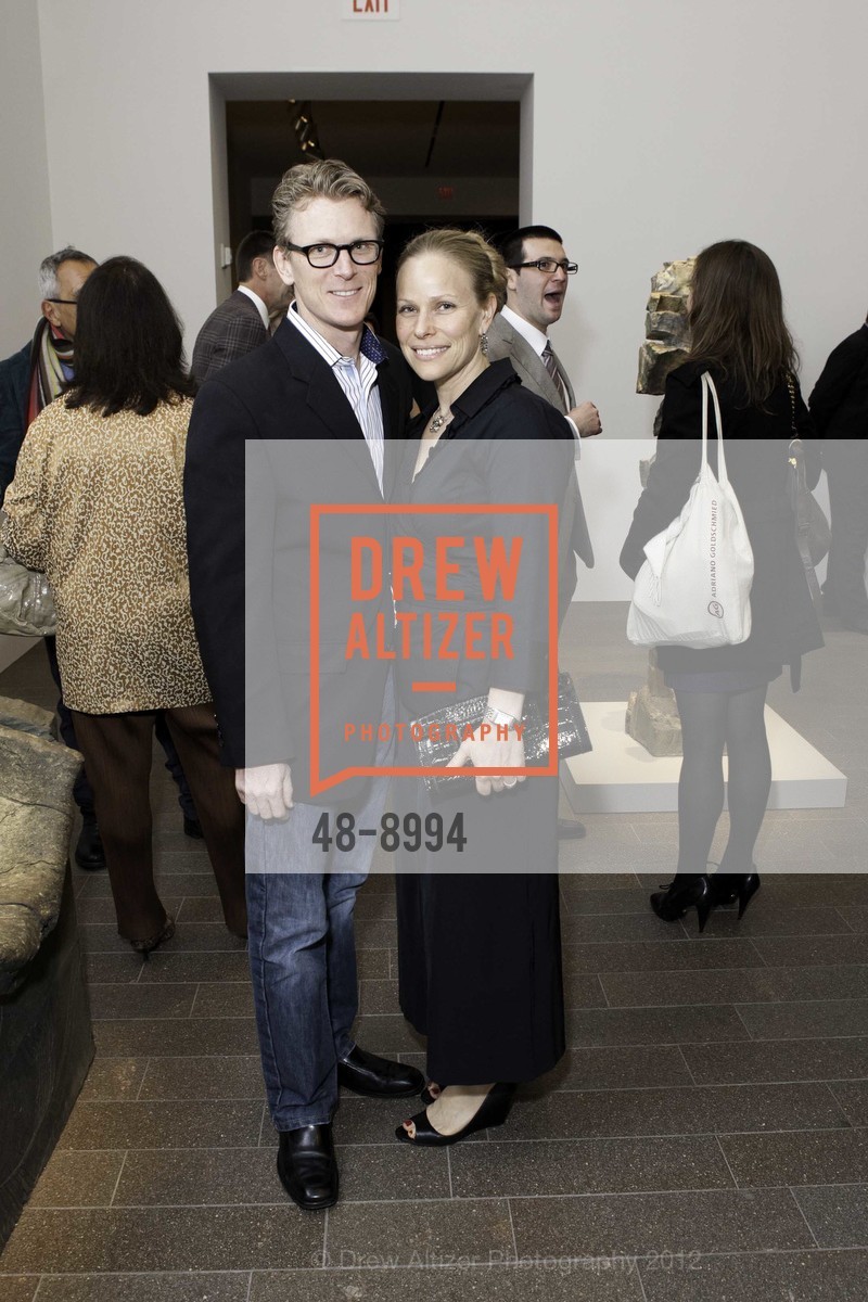 Chris Cornyn, Robyn Freedman, Stephen De Staebler Exhibition Opening at the DE YOUNG MUSEUM, US, January 26th, 2012, Photo #48-8994 Chris Cornyn, Robyn Freedman, Photo #48-8994