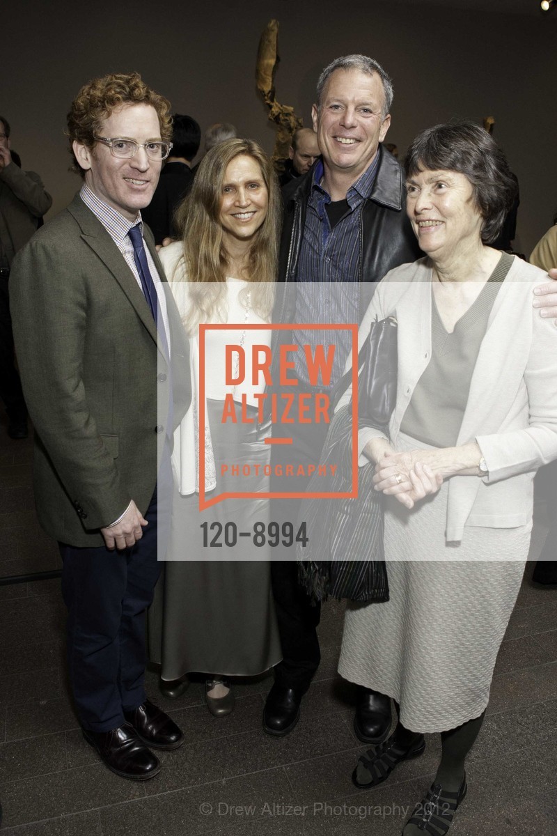 Peter De Staebler, Dana Matthes, Jordan De Staebler, Margaret De Staebler, Stephen De Staebler Exhibition Opening at the DE YOUNG MUSEUM, US, January 26th, 2012, Photo #120-8994 Peter De Staebler, Dana Matthes, Jordan De Staebler, Margaret De Staebler, Photo #120-8994