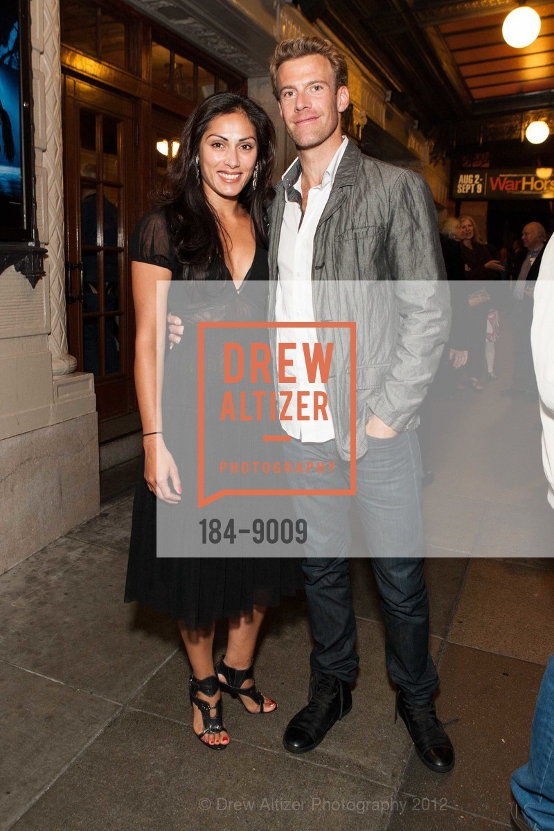 Sandhya Chib, Justin Spence, WAR HORSE Opening Night, US, August 3rd, 2012, Photo #184-9009 Sandhya Chib, Justin Spence, Photo #184-9009