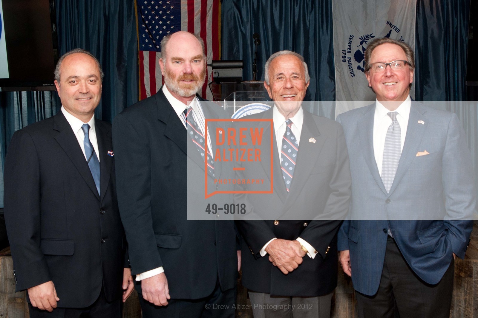 John Gumas, Paul Erickson, Leo Koulos, Joe Lerer, Photo #49-9018