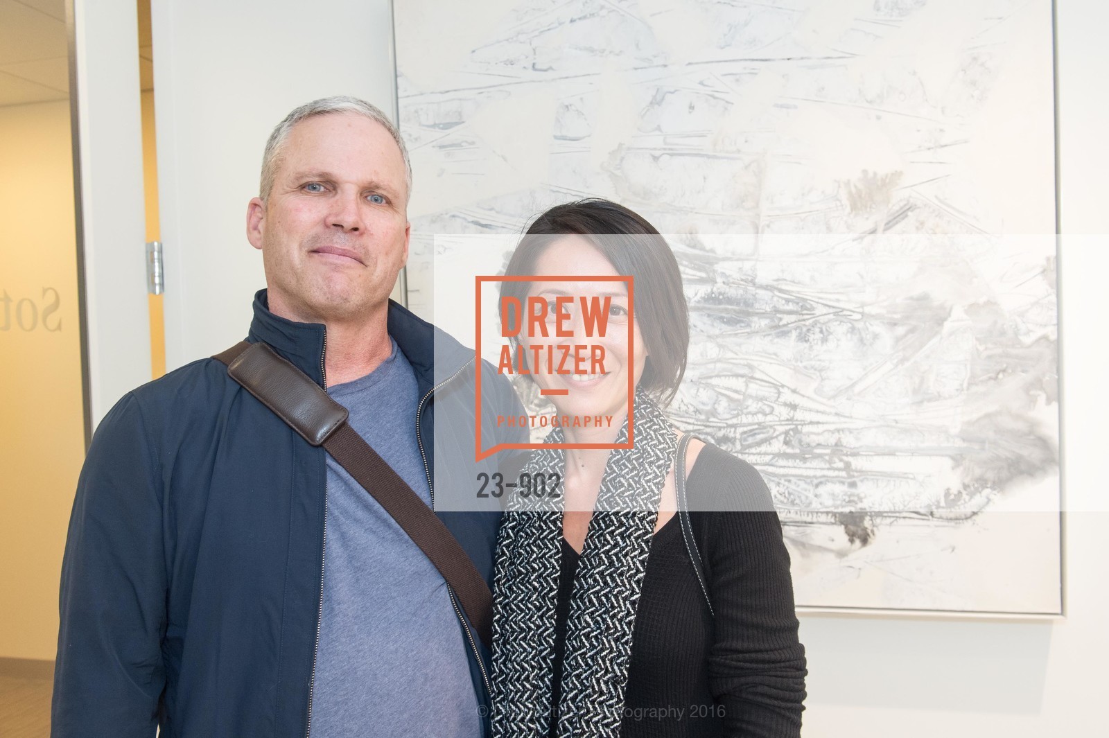 Tim Barry, Grace Yan, Sotheby's Preview of Zheng Chongbin's 'Structures', Sotheby's, Suite 750. One Sansome Street, Suite 750, San Francisco, CA 94104, February 10th, 2016, Photo #23-902 Tim Barry, Grace Yan, Photo #23-902