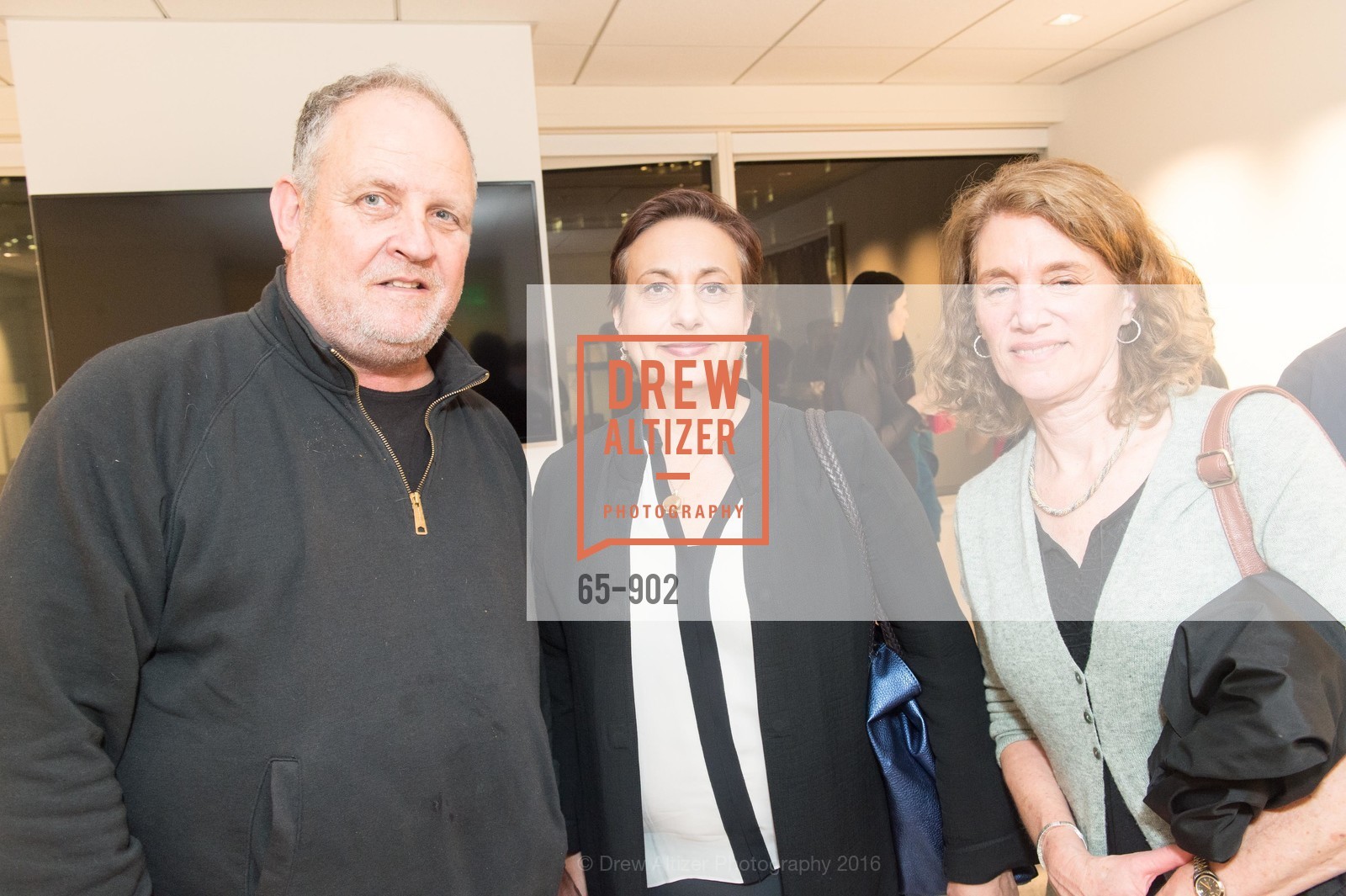 Mark van Proyen, Alla Efimova, Terri Cohn, Sotheby's Preview of Zheng Chongbin's 'Structures', Sotheby's, Suite 750. One Sansome Street, Suite 750, San Francisco, CA 94104, February 10th, 2016, Photo #65-902 Mark van Proyen, Alla Efimova, Terri Cohn, Photo #65-902