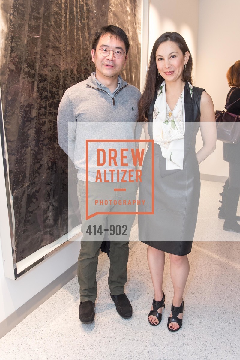 David Pong, Kyra Miller, Sotheby's Preview of Zheng Chongbin's 'Structures', Sotheby's, Suite 750. One Sansome Street, Suite 750, San Francisco, CA 94104, February 10th, 2016, Photo #414-902 David Pong, Kyra Miller, Photo #414-902