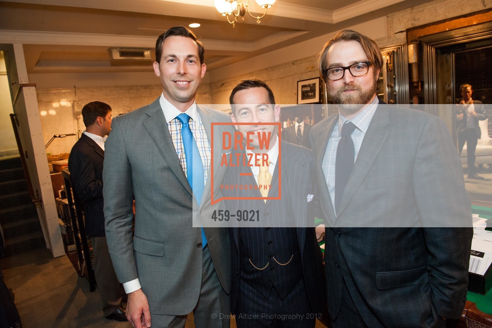 Brad Johnson, Ami Arad, Jesse Potterveld, Wingtip Flagship Store Grand Opening, US. 550 Montgomery Street, September 27th, 2012, Photo #459-9021 Brad Johnson, Ami Arad, Jesse Potterveld, Photo #459-9021