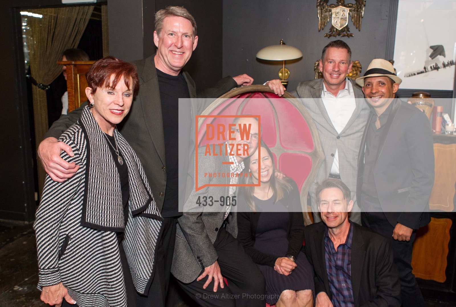 Carolyn Adducci, Christopher Stafford, Terri Wright, Christina Hansen, Peter Monty, John Macon, Eduardo Barbosa, Ken Fulk Hosts Harrison Event, Ken Fulk's Magic Factory. 310 7TH STREET, March 1st, 2016, Photo #433-905 Carolyn Adducci, Christopher Stafford, Terri Wright, Christina Hansen, Peter Monty, John Macon, Eduardo Barbosa, Photo #433-905