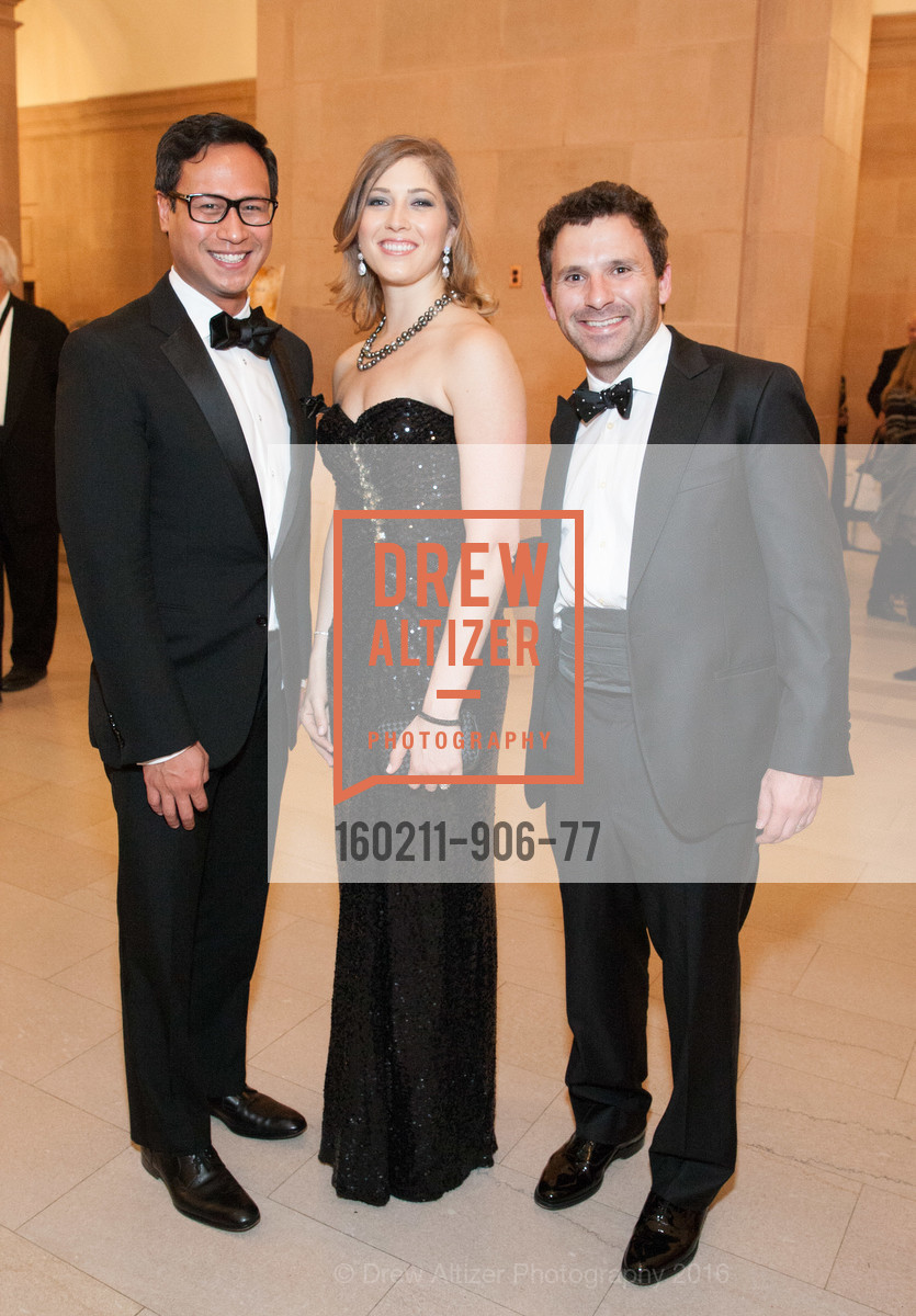 Hadley Wilson, Victoria Weatherford, Jordan Gardner, Philharmonia Baroque Orchestra Presents The Nicholas McGegan 30th Anniversary Gala, City Hall. 1 Dr Carlton B Goodlett Pl, February 11th, 2016, Photo #160211-906-77 Hadley Wilson, Victoria Weatherford, Jordan Gardner, Photo #160211-906-77