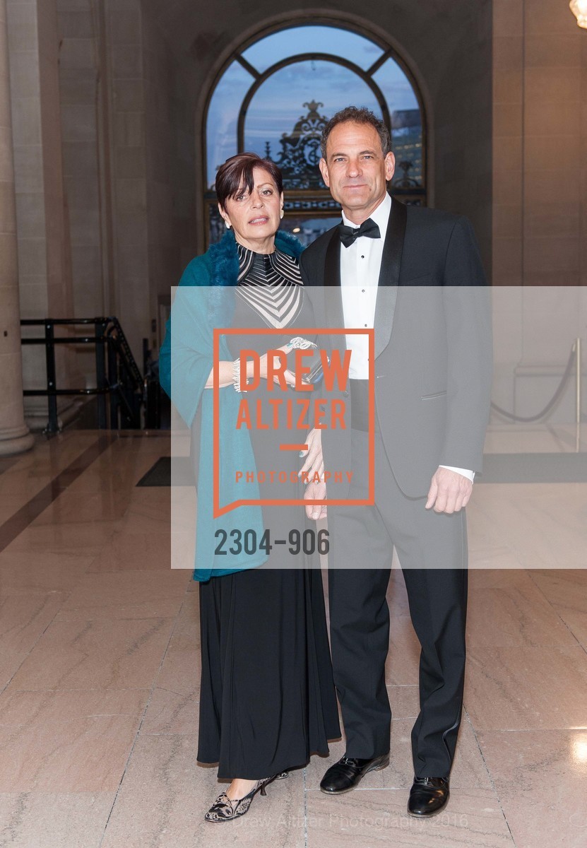 Lisa Moresco, Gerry Agosta, Philharmonia Baroque Orchestra Presents The Nicholas McGegan 30th Anniversary Gala, City Hall. 1 Dr Carlton B Goodlett Pl, February 11th, 2016, Photo #2304-906 Lisa Moresco, Gerry Agosta, Photo #2304-906