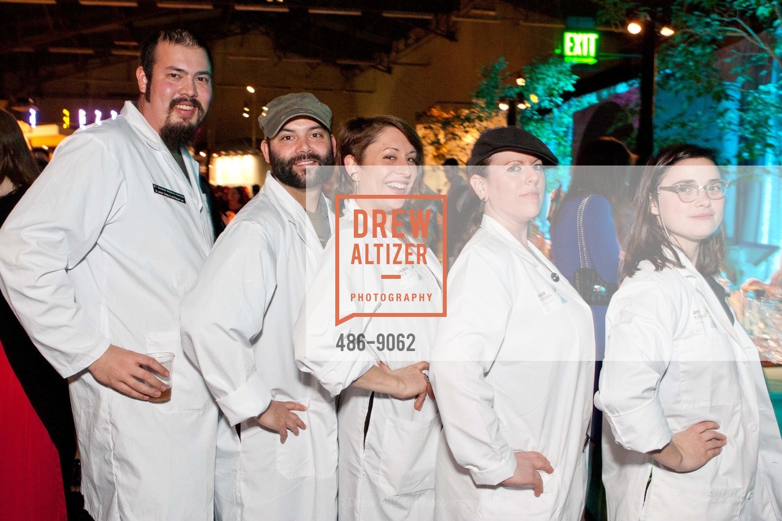 James Lee, Paul Martin, Andie Ferman, Ayn Kirkendall, EXPLORATORIUM'S Science of Cocktails, US, January 28th, 2012, Photo #486-9062 James Lee, Paul Martin, Andie Ferman, Ayn Kirkendall, Photo #486-9062