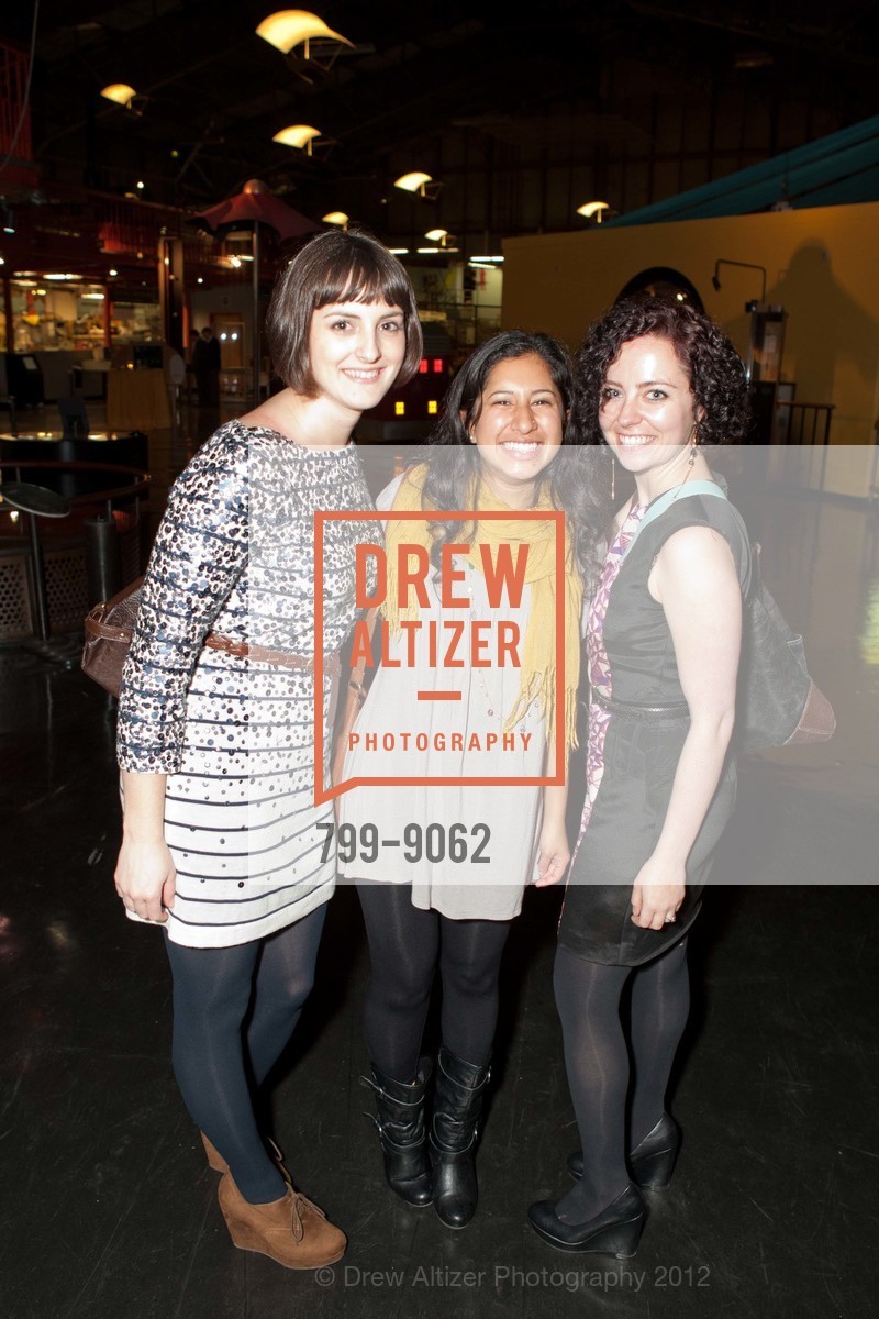 Zanni Miranda, Sangita Devaskar, Victoria Gutierrez, EXPLORATORIUM'S Science of Cocktails, US, January 28th, 2012, Photo #799-9062 Zanni Miranda, Sangita Devaskar, Victoria Gutierrez, Photo #799-9062