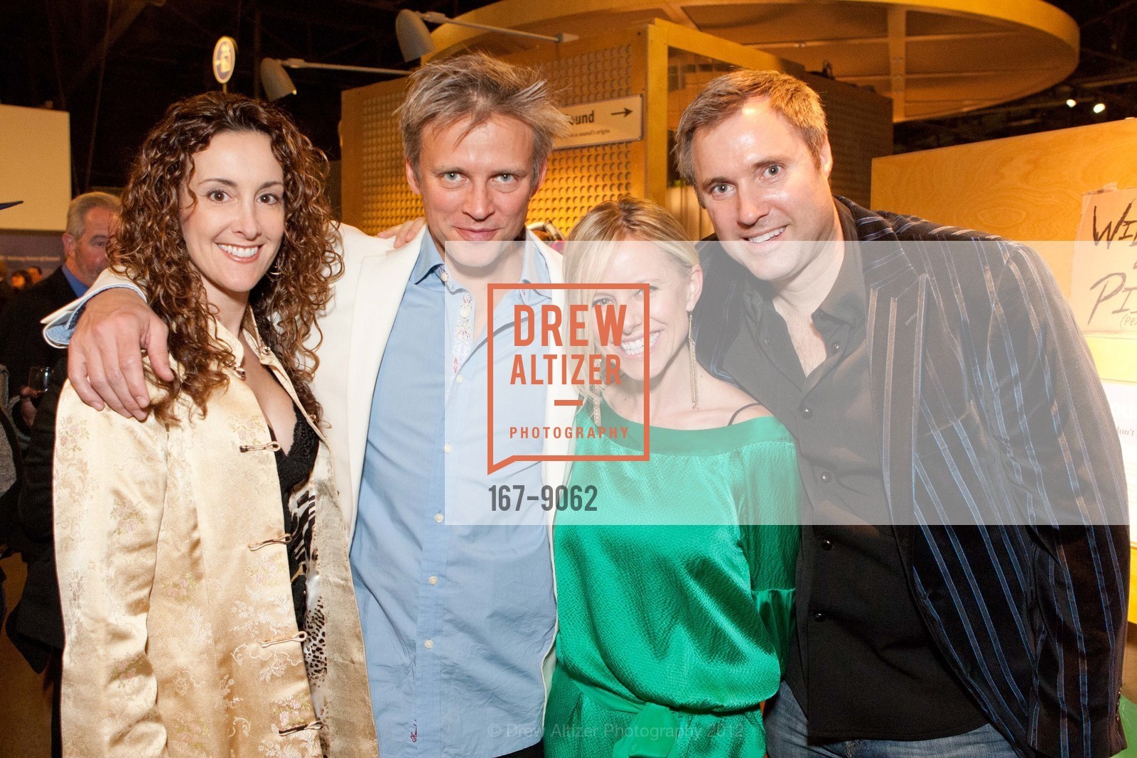 Yvette Rosedale, Phillip Rosedale, Kristin Wells, Marc Palmer, EXPLORATORIUM'S Science of Cocktails, US, January 28th, 2012, Photo #167-9062 Yvette Rosedale, Phillip Rosedale, Kristin Wells, Marc Palmer, Photo #167-9062