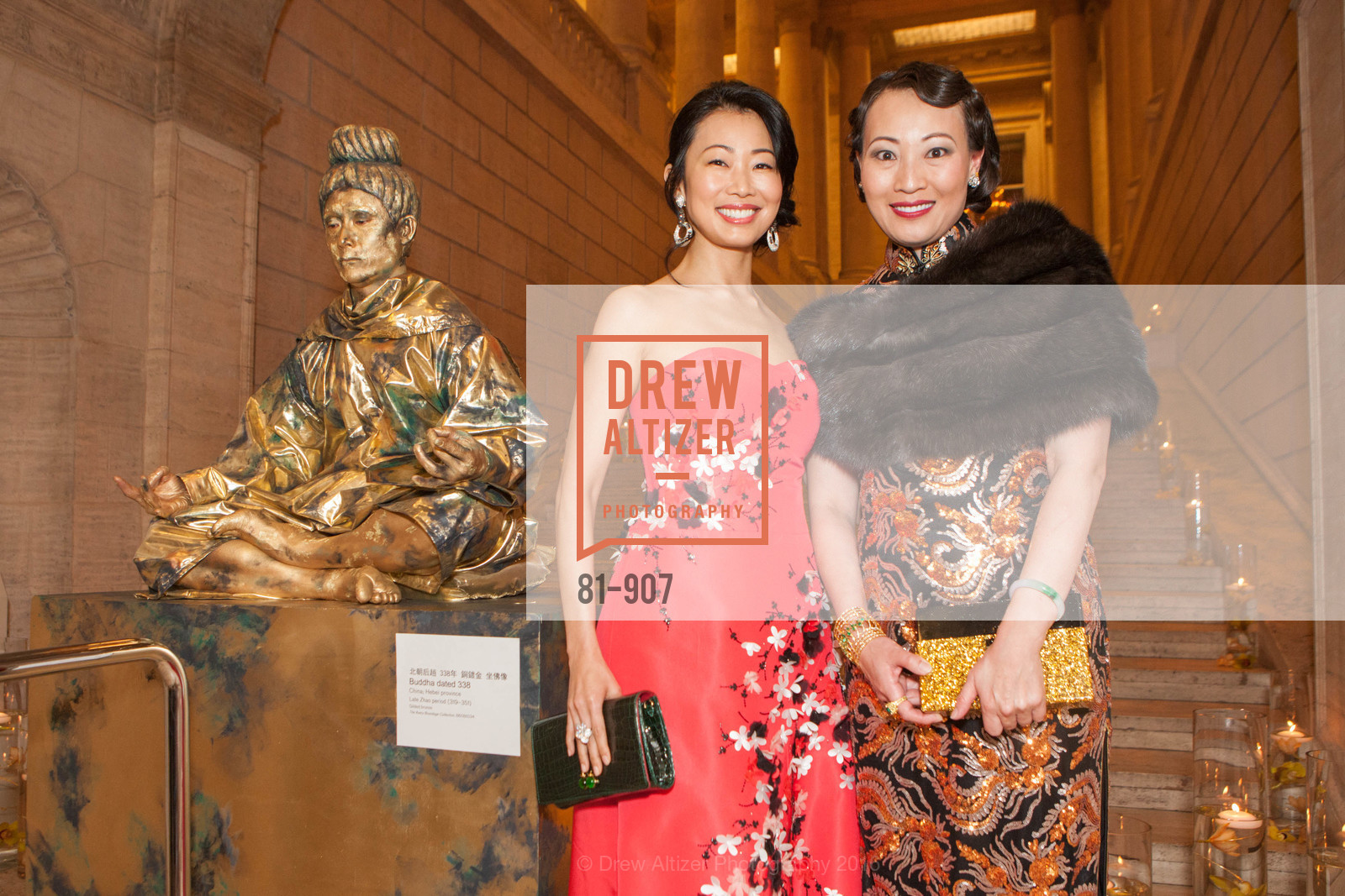 Huifen Chan, Helina Au, The Asian Art Museum of San Francisco 50th Anniversary Gala, Asian Art Museum. 200 Larkin St, February 11th, 2016, Photo #81-907 Huifen Chan, Helina Au, Photo #81-907