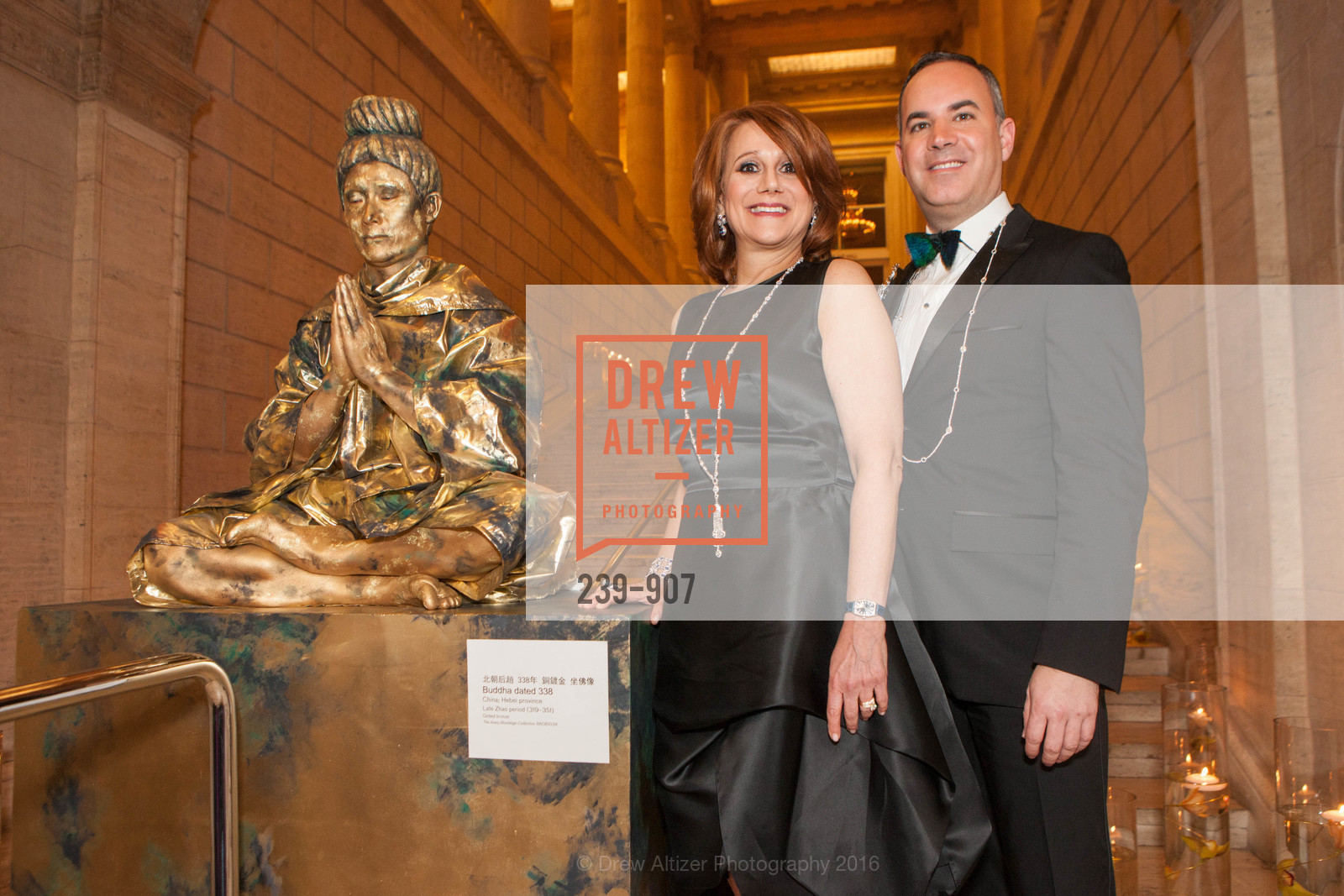 Randi BrisSMAN, Robert Arnold-Kraft, The Asian Art Museum of San Francisco 50th Anniversary Gala, Asian Art Museum. 200 Larkin St, February 11th, 2016, Photo #239-907 Randi BrisSMAN, Robert Arnold-Kraft, Photo #239-907