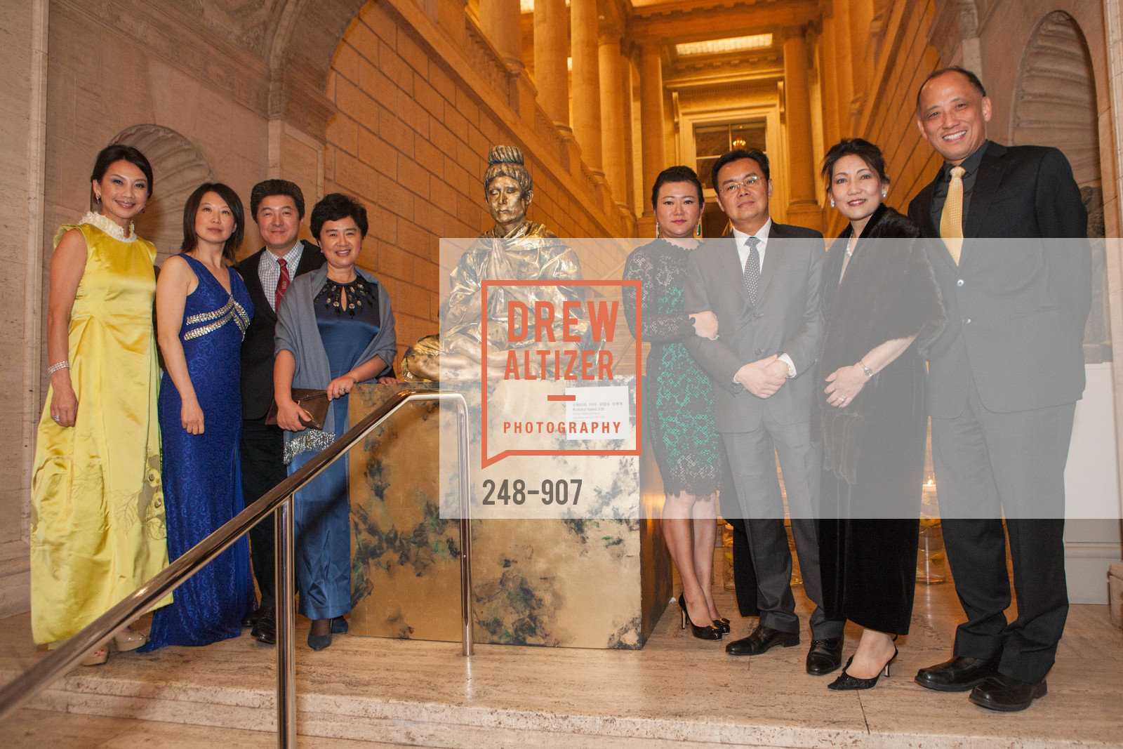 Harmit Singh, Cherre Singh, Shou Cheng Zhang, Barbara Zhang, Yang Gao, Steve Chen, Adele Chen, Pehong Chen, The Asian Art Museum of San Francisco 50th Anniversary Gala, Asian Art Museum. 200 Larkin St, February 11th, 2016, Photo #248-907 Harmit Singh, Cherre Singh, Shou Cheng Zhang, Barbara Zhang, Yang Gao, Steve Chen, Adele Chen, Pehong Chen, Photo #248-907