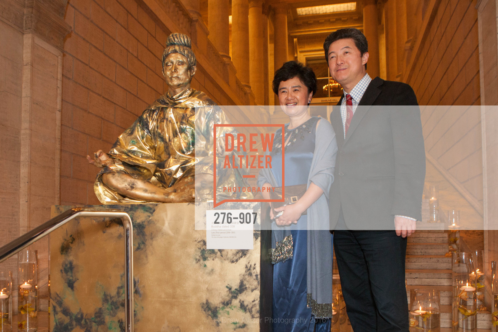 Barbara Zhang, Shou Cheng Zhang, The Asian Art Museum of San Francisco 50th Anniversary Gala, Asian Art Museum. 200 Larkin St, February 11th, 2016, Photo #276-907 Barbara Zhang, Shou Cheng Zhang, Photo #276-907