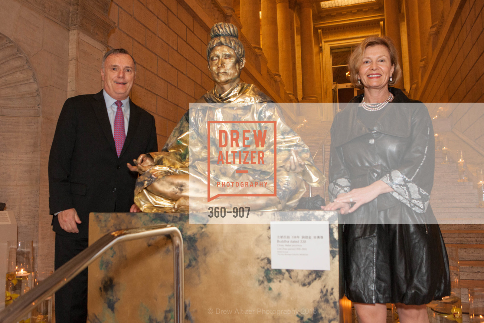 Philip Gregory, Kathy Gregory, The Asian Art Museum of San Francisco 50th Anniversary Gala, Asian Art Museum. 200 Larkin St, February 11th, 2016, Photo #360-907 Philip Gregory, Kathy Gregory, Photo #360-907