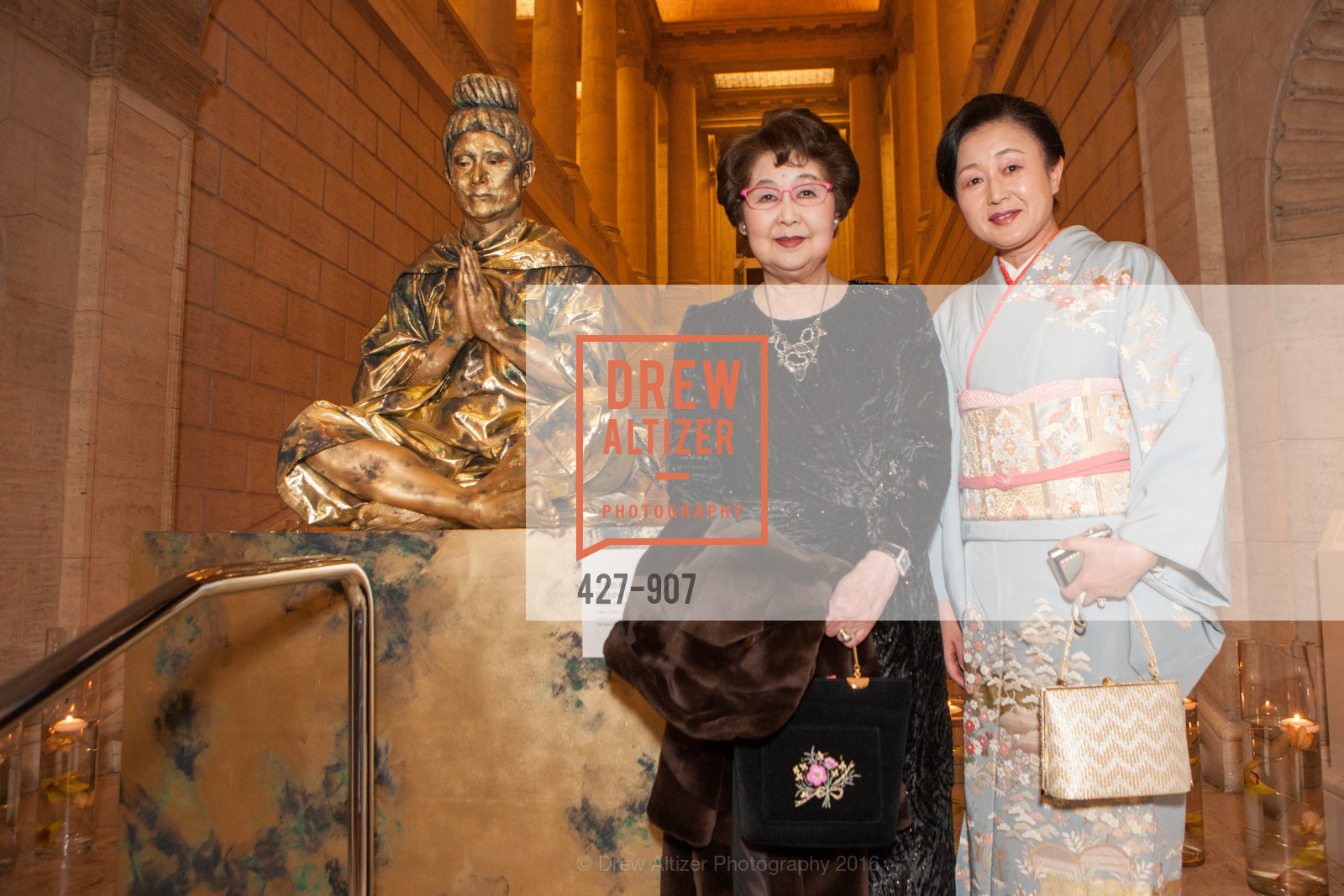 Kyoko Daniel, Noriko Watanabe, The Asian Art Museum of San Francisco 50th Anniversary Gala, Asian Art Museum. 200 Larkin St, February 11th, 2016, Photo #427-907 Kyoko Daniel, Noriko Watanabe, Photo #427-907