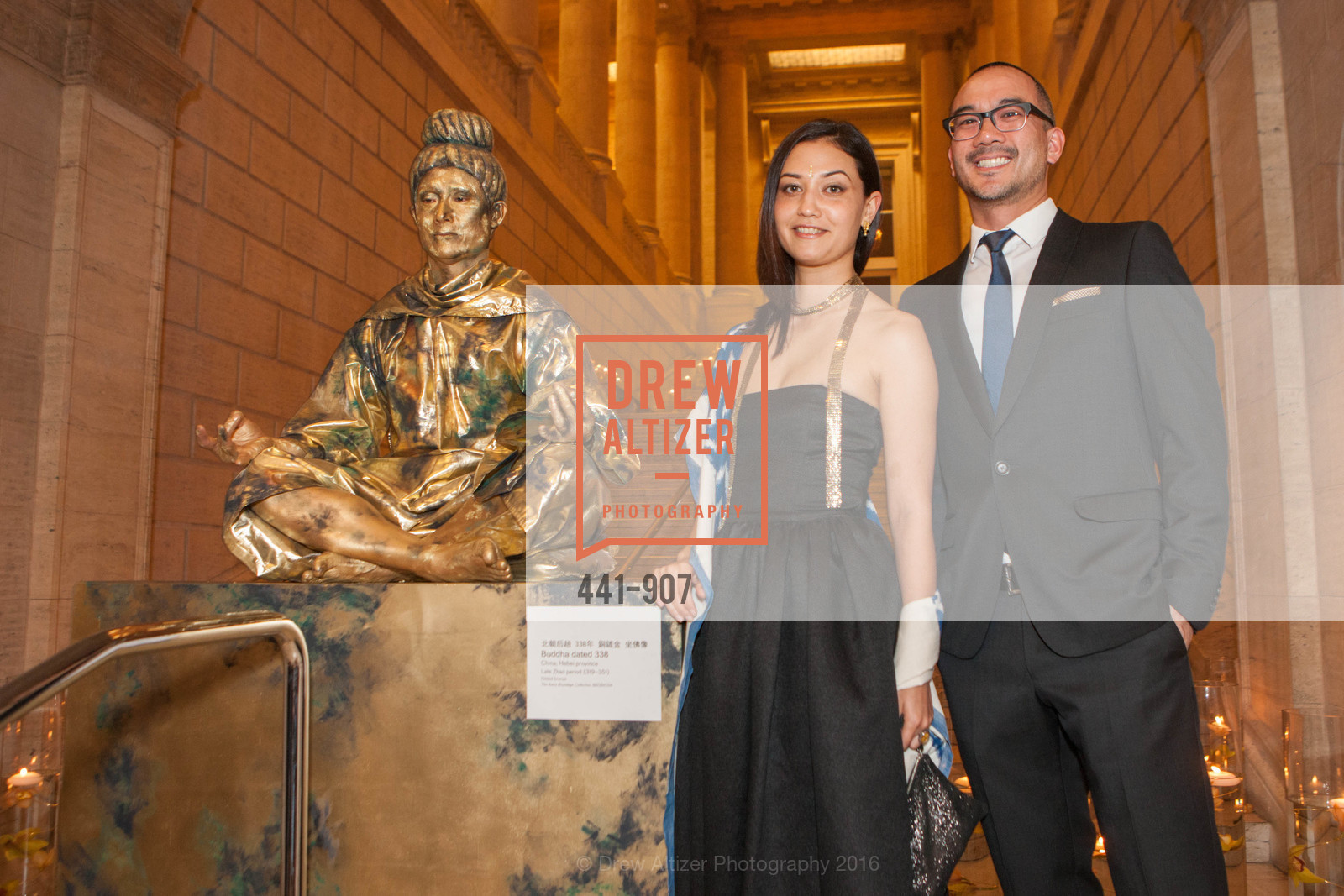 Karin Oen, Jonathan Lee, The Asian Art Museum of San Francisco 50th Anniversary Gala, Asian Art Museum. 200 Larkin St, February 11th, 2016, Photo #441-907 Karin Oen, Jonathan Lee, Photo #441-907