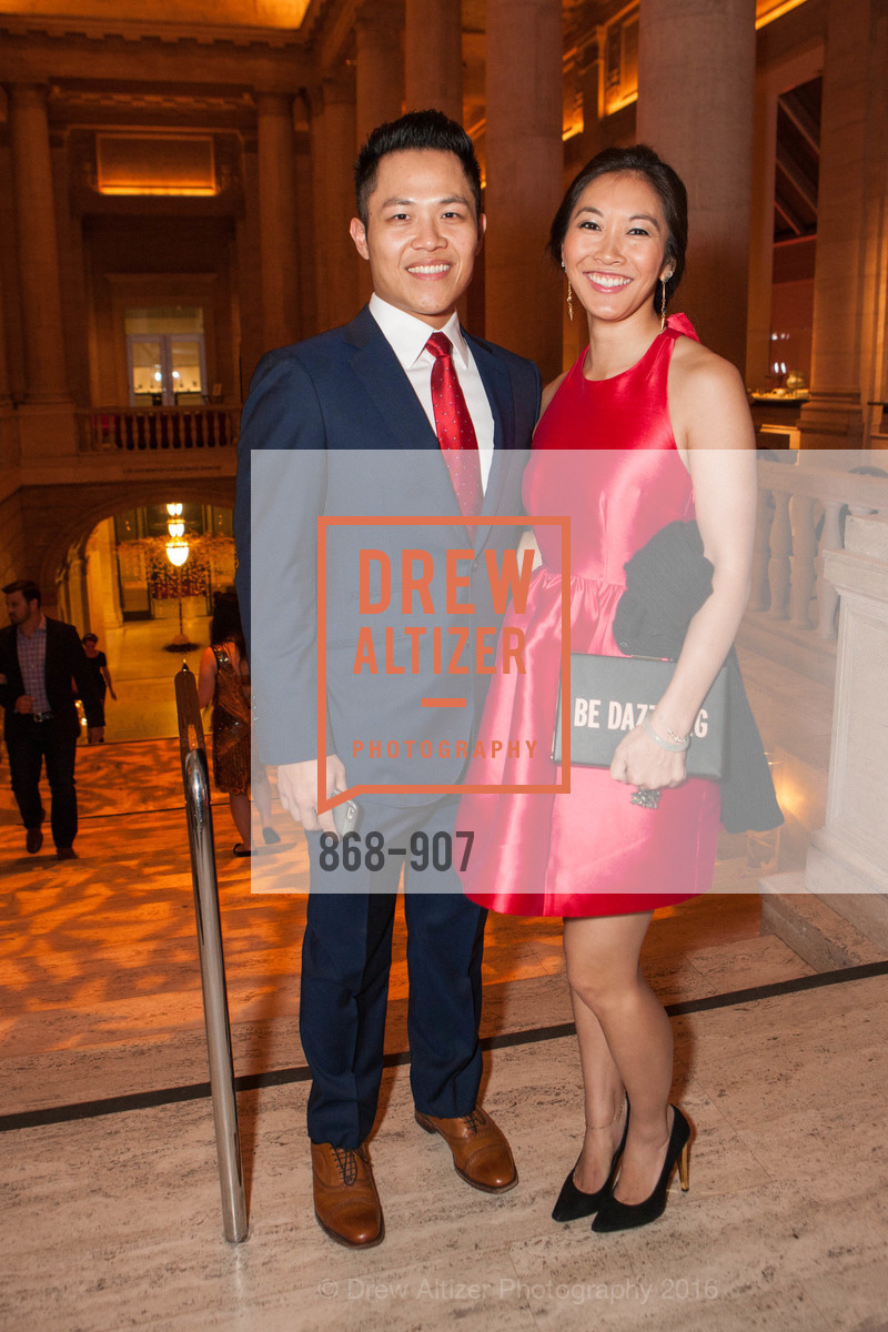 Justin Liu, Stacey Chin, The Asian Art Museum of San Francisco 50th Anniversary Gala, Asian Art Museum. 200 Larkin St, February 11th, 2016, Photo #868-907 Justin Liu, Stacey Chin, Photo #868-907