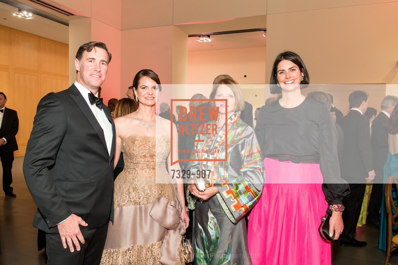 Edward Yen, Dina Jackson, Laurie McGovern, Alex Caban, The Asian Art Museum of San Francisco 50th Anniversary Gala, Asian Art Museum. 200 Larkin St, February 11th, 2016, Photo #7329-907 Edward Yen, Dina Jackson, Laurie McGovern, Alex Caban, Photo #7329-907