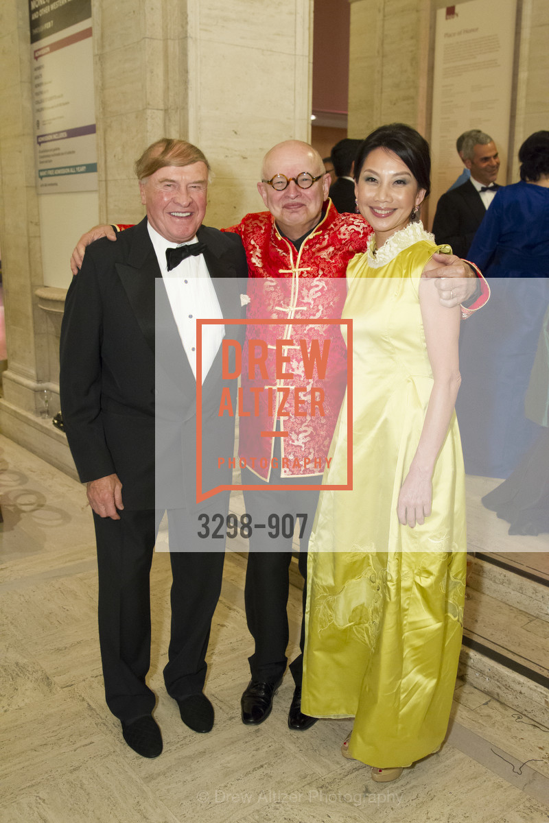 Dick Kramlich, Ken Wilcox, Hope Chen, The Asian Art Museum of San Francisco 50th Anniversary Gala, Asian Art Museum. 200 Larkin St, Photo #3298-907 Dick Kramlich, Ken Wilcox, Hope Chen, Photo #3298-907