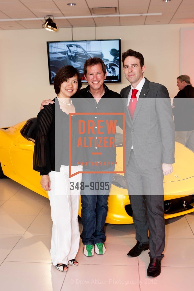 Tina Marzano, Alex Marzano, Charlie Miles, FERRARI Event in Palo Alto with LUCA DI MONTEZEMOLO, US, April 24th, 2012, Photo #348-9095 Tina Marzano, Alex Marzano, Charlie Miles, Photo #348-9095