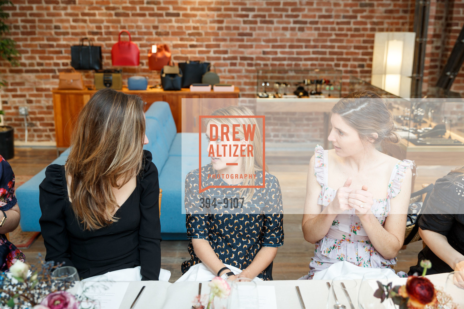 Hillary Hogan, Natalie Wilson, Amy Herrick, Brock Collection + Hero Shop Lunch 2018, Hero Shop. 982 Post Street, San Francisco CA 94109, Photo #394-9107 Hillary Hogan, Natalie Wilson, Amy Herrick, Photo #394-9107