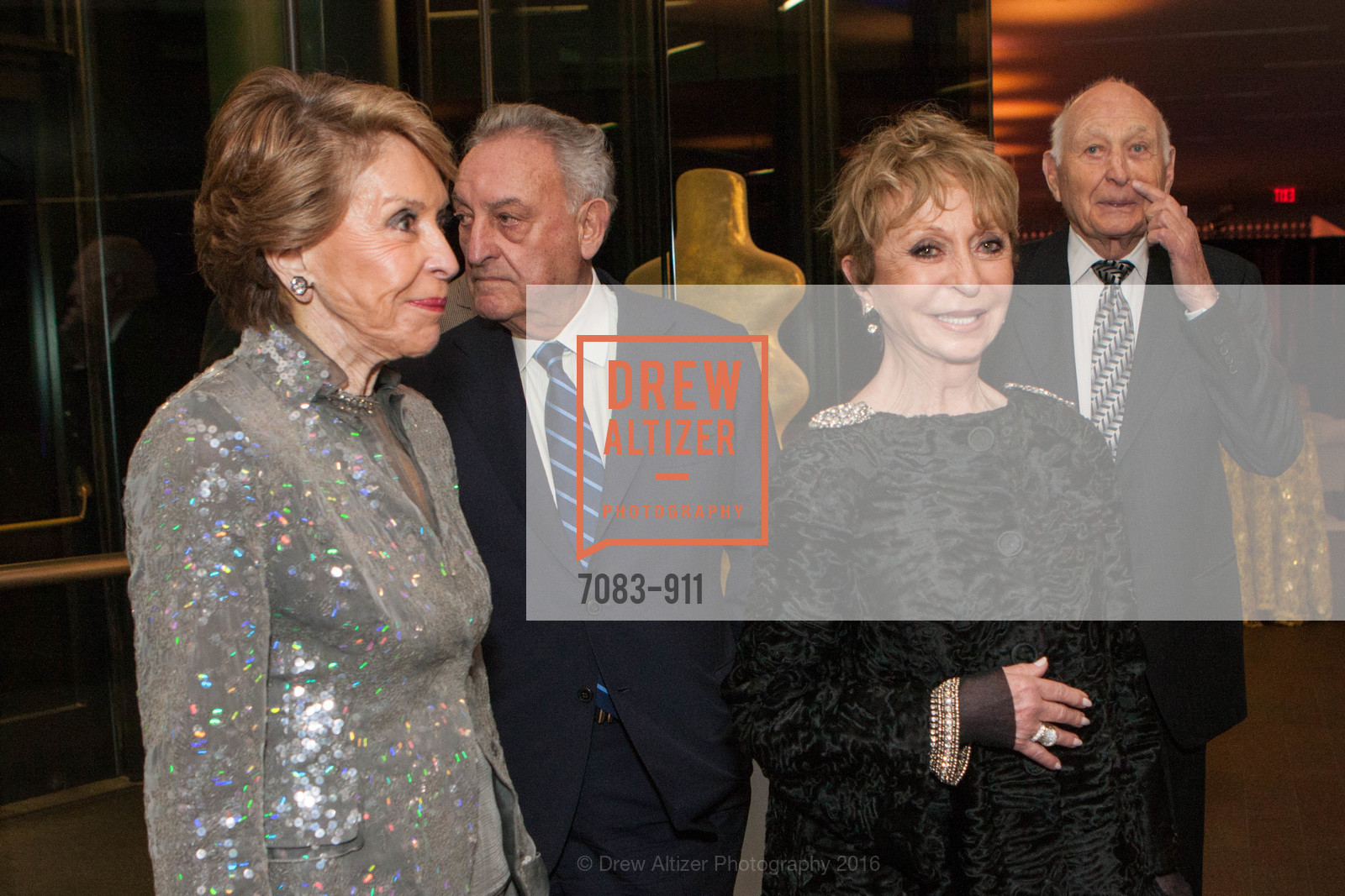 Joan Weill, Sandy Weill, Roberta Sherman, Heart to Heart, de Young Museum. 50 Hagiwara Tea Garden Dr, San Francisco, CA 94118, February 13th, 2016, Photo #7083-911 Joan Weill, Sandy Weill, Roberta Sherman, Photo #7083-911